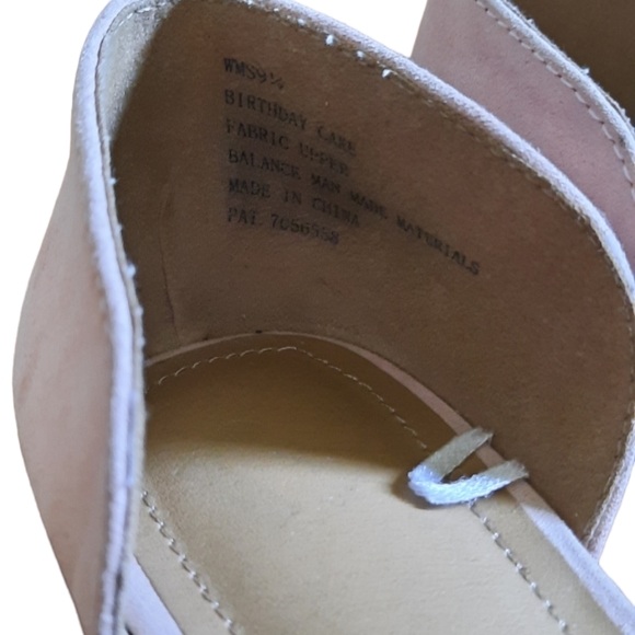 Report Birthday Cake Blush Suede Bow Flats - Picture 5 of 7